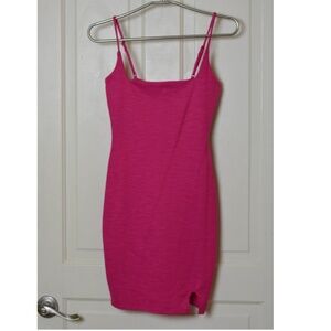 Bright Pink Mini Dress